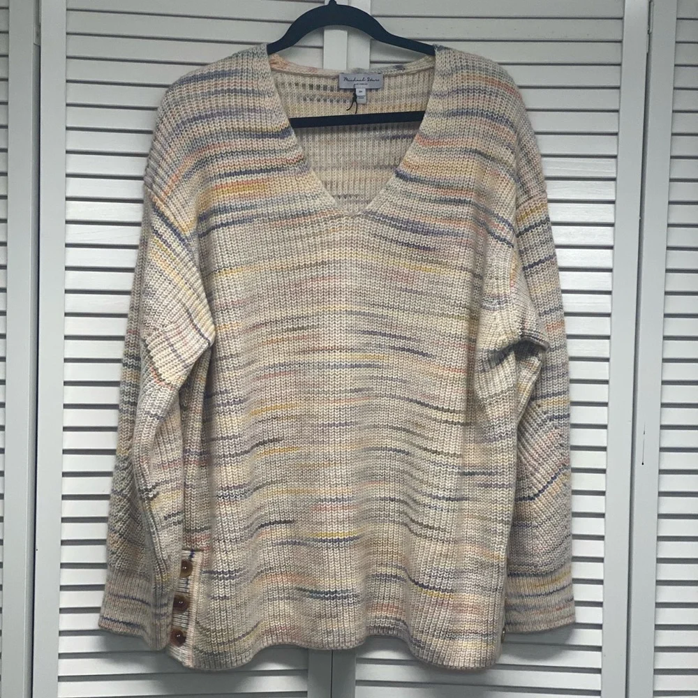 Michael Stars V-Neck Sweater - Picture 2 of 8